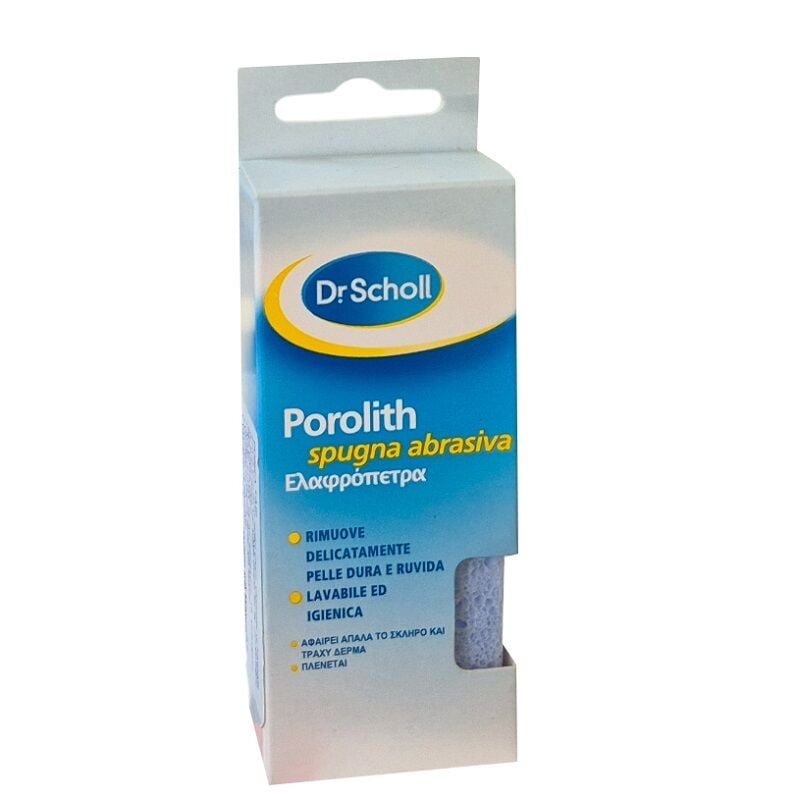 Scholl Porolith Spugna Abrasive Pumice Stone for Smooth Feet