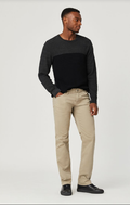 Zach Beige Twill - Straight Leg