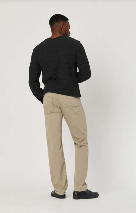 Zach Beige Twill - Straight Leg