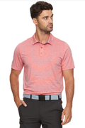 Wilmington Stripe Performance Polo - Red