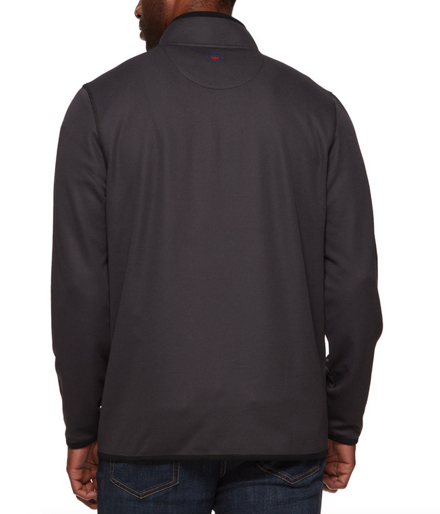 Helm Fleece 1/4 Zip Mock Neck Pullover - Charcoal