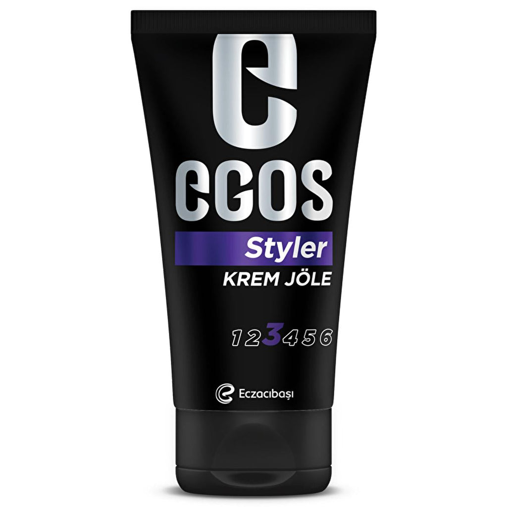 Egos Vitamin Enriched Hair Styling Gel - Nourishing, Long Lasting, Non-Greasy, Dandruff-Free Hair Care - 5.07 fl oz