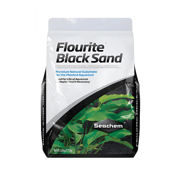 Seachem Flourite Black Sand Mineral-Rich Substrate 3.5 kg