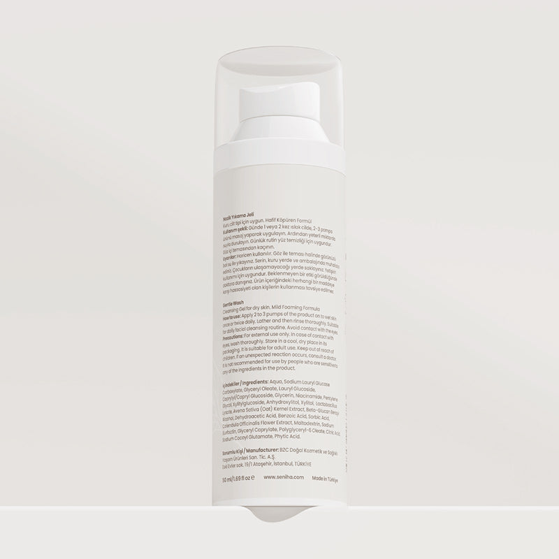 Seniha Skincare Gentle Wash Hydrating Cleanser 50 ml