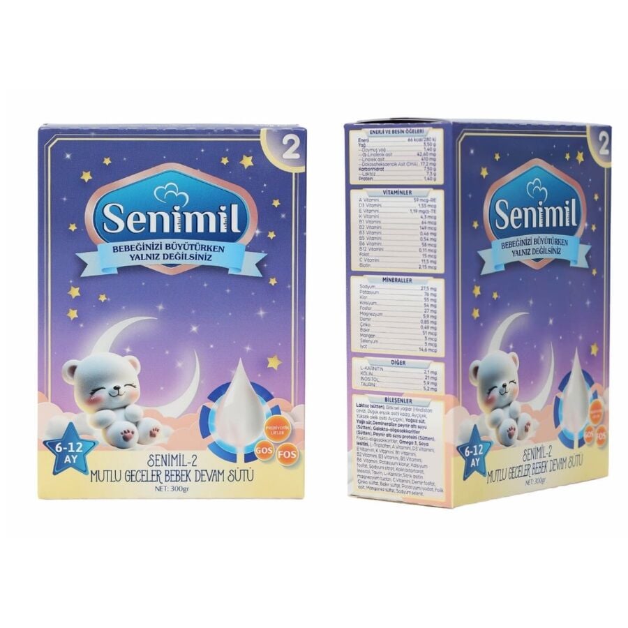 Senimil 2 Happy Nights Follow-on Milk for 6-12 Months 300g