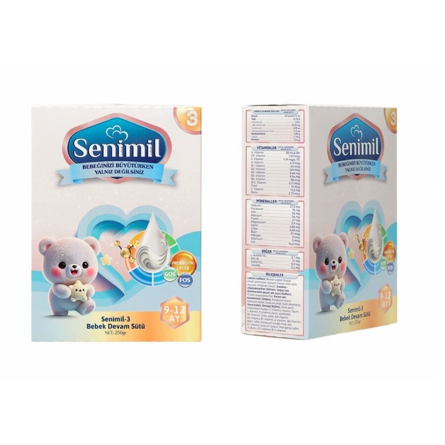 Senimil 3 Follow-On Milk Formula for 9-12 Months 250g