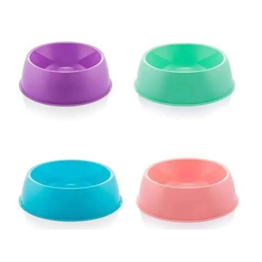 Zampa Small Round Pet Food and Water Bowl 14x3.5 cm