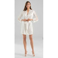 Sevinc Urkmez 2151 Short Robe Breathable Comfort Loungewear