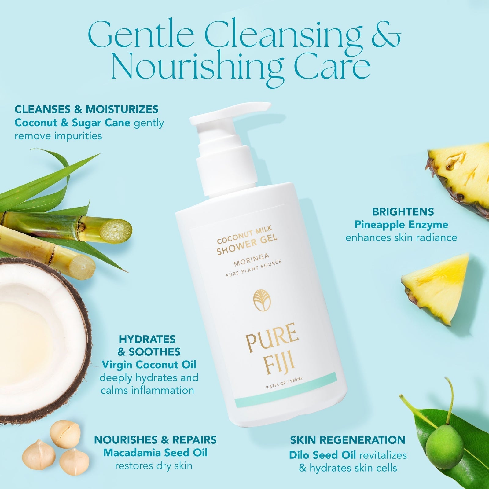 Coconut Milk Shower Gel | Pure Fiji