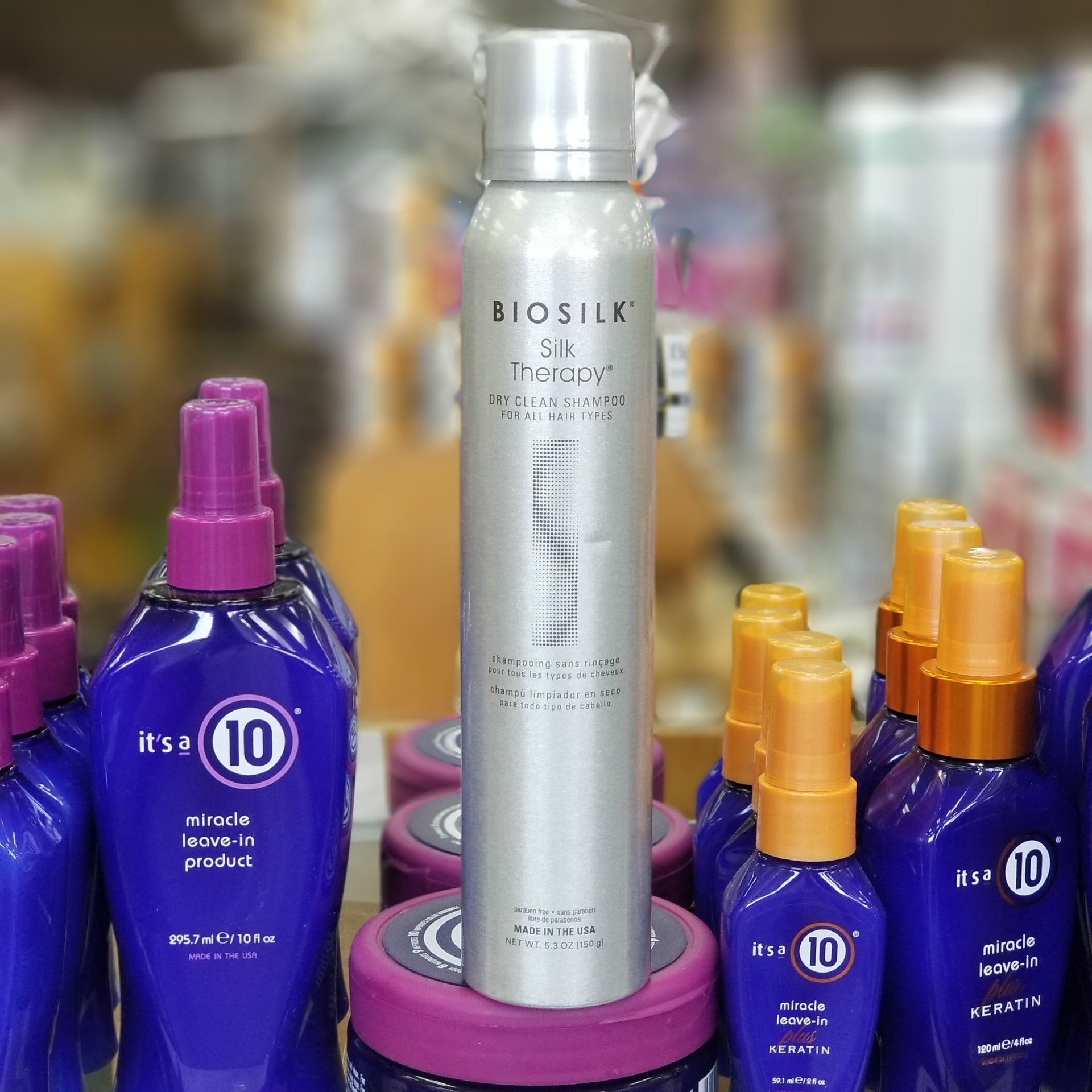 Silk Therapy Dry Clean Shampoo by Biosilk for Unisex - 5.3 oz Dry Shampoo
