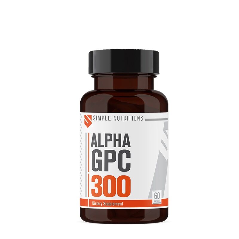 Simple Nutritions Alpha GPC 300 mg Cognitive Support 60 Capsules