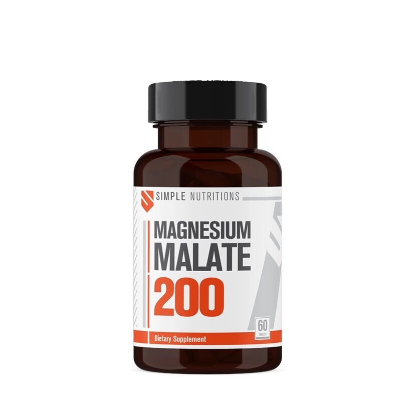 Simple Nutritions Magnesium Malate 200 mg Support 60 Tablets