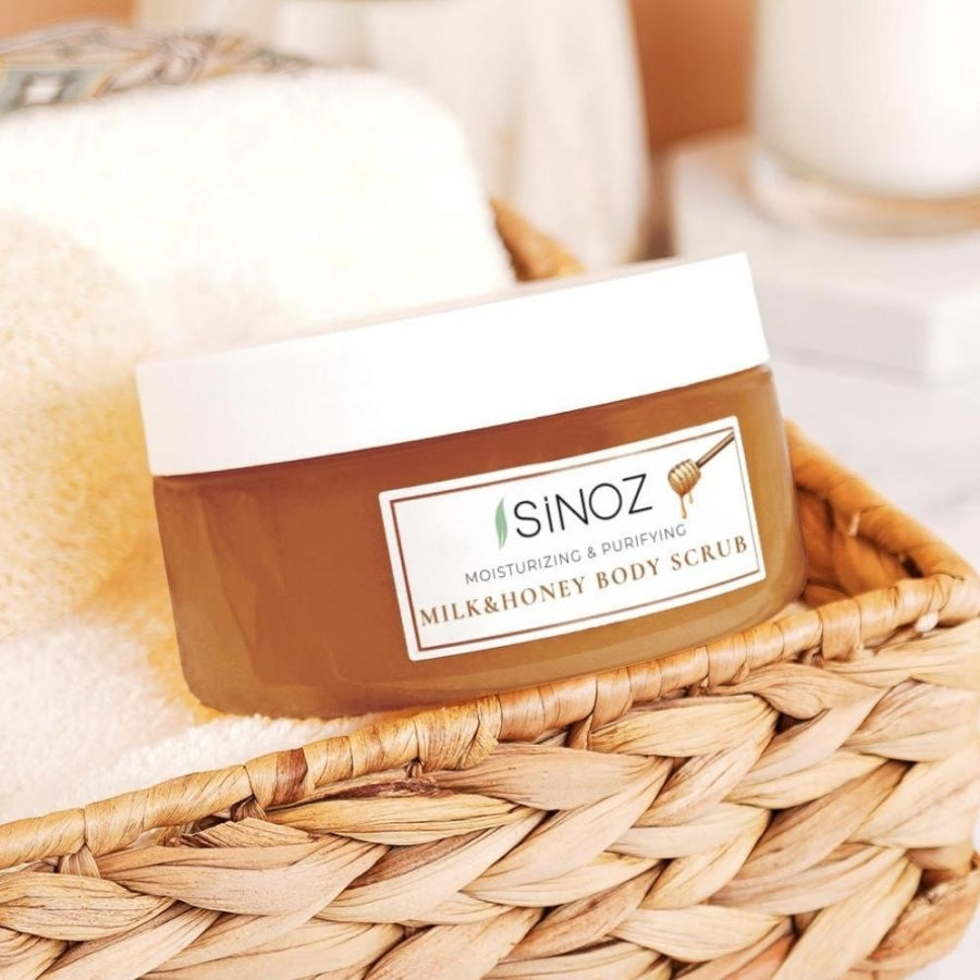 Sinoz Honey & Milk Body Peeling Nourishing Exfoliator 300g