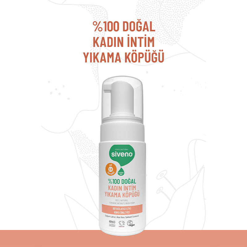 Siveno Natural Intimate Wash Foam for Women 100 ml