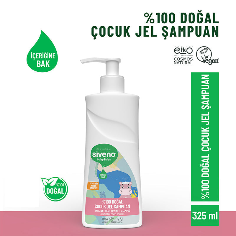 Siveno Natural Baby & Child Gel Shampoo with Calendula 325 ml