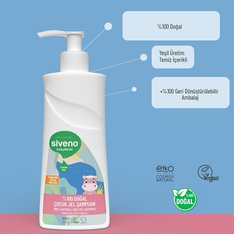 Siveno Natural Baby & Child Gel Shampoo with Calendula 325 ml