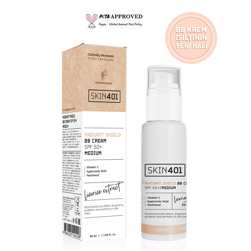 Skin401 Radiant Shield BB Cream SPF 50 Medium 50 ml