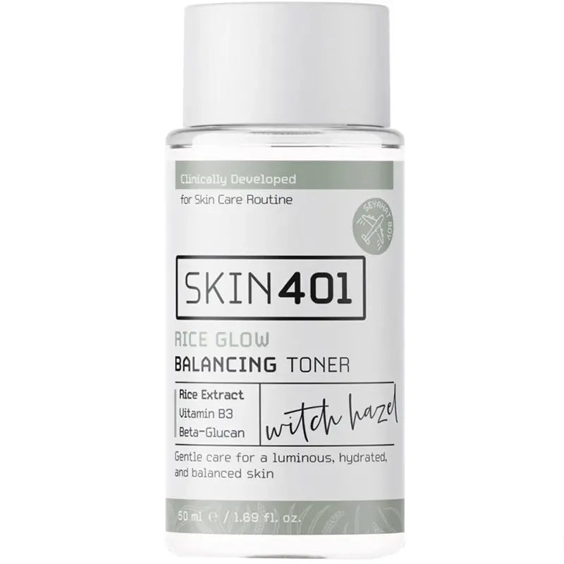 Skin401 Rice Glow Balancing Toner with Witch Hazel 50ml