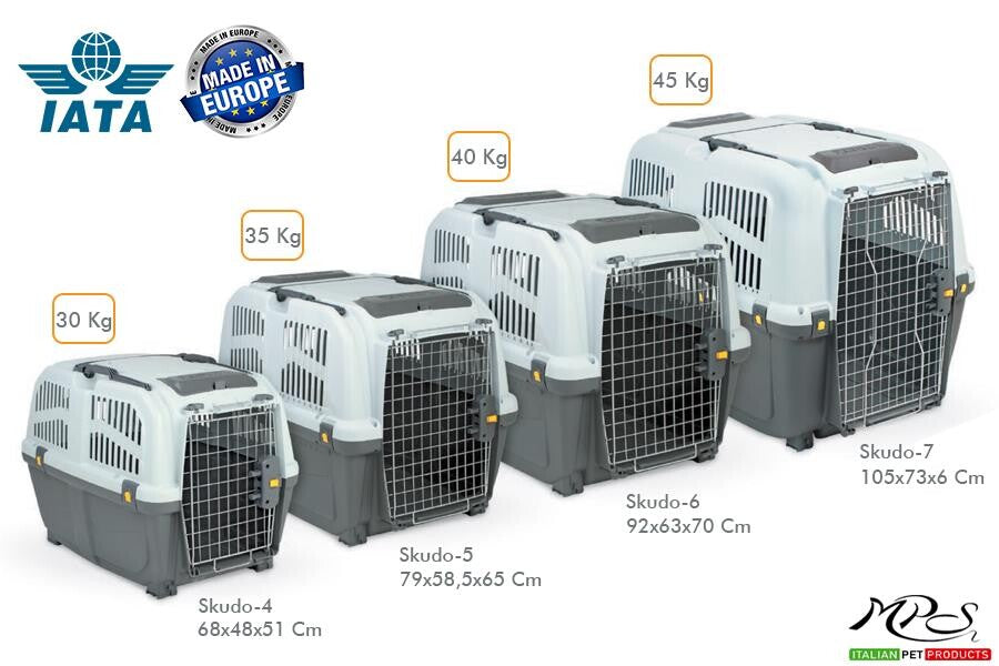 Skudo Lata 4 IATA Approved Pet Carrier for Cats and Dogs 68 cm