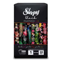 Sleepy Black Normal Sanitary Pads for Dark Underwear 24 Count