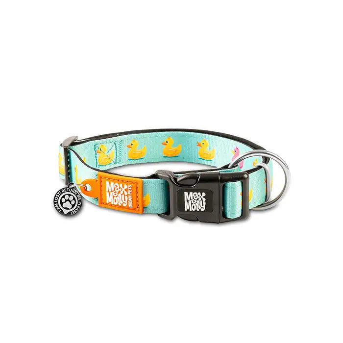 Max & Molly Smart ID Ducklings Dog Collar for Small Breeds