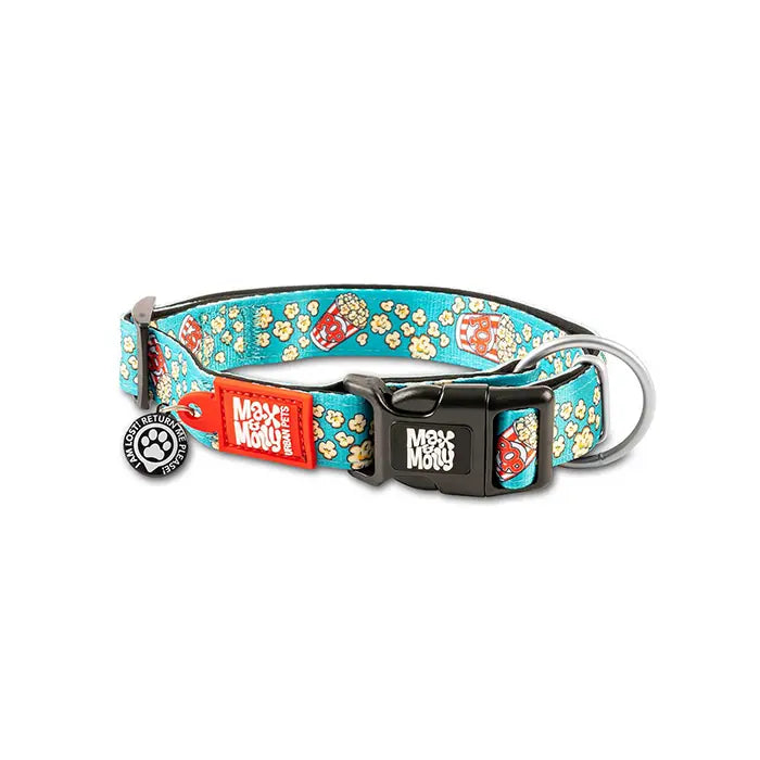Max & Molly PopCorn Smart ID Dog Collar Small