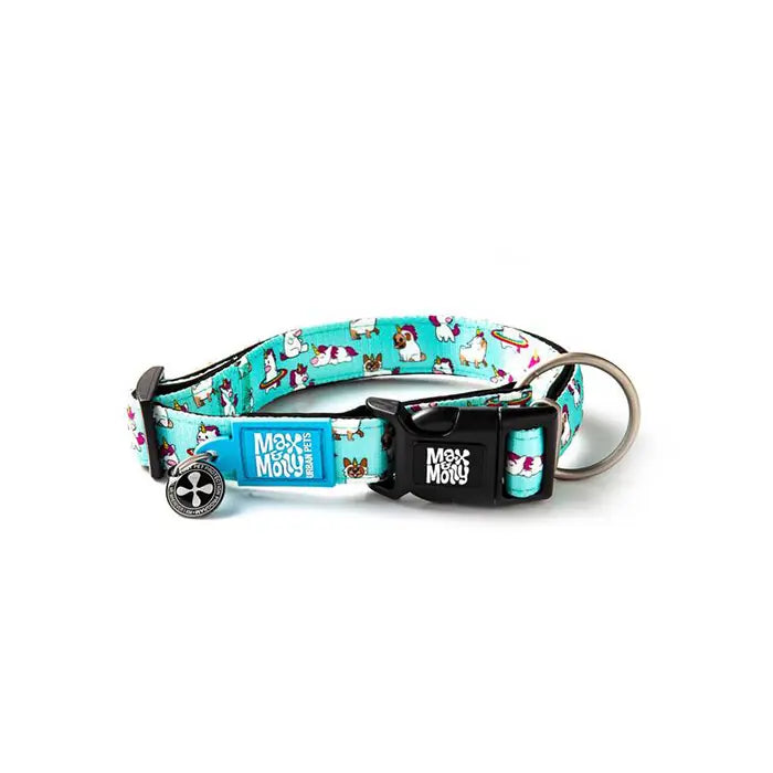 Max & Molly Smart ID Unicorn Dog Collar for Small Breeds