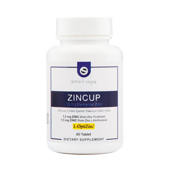 Smart Caps Zincup Mineral Supplement for Daily Support 60 Tablets