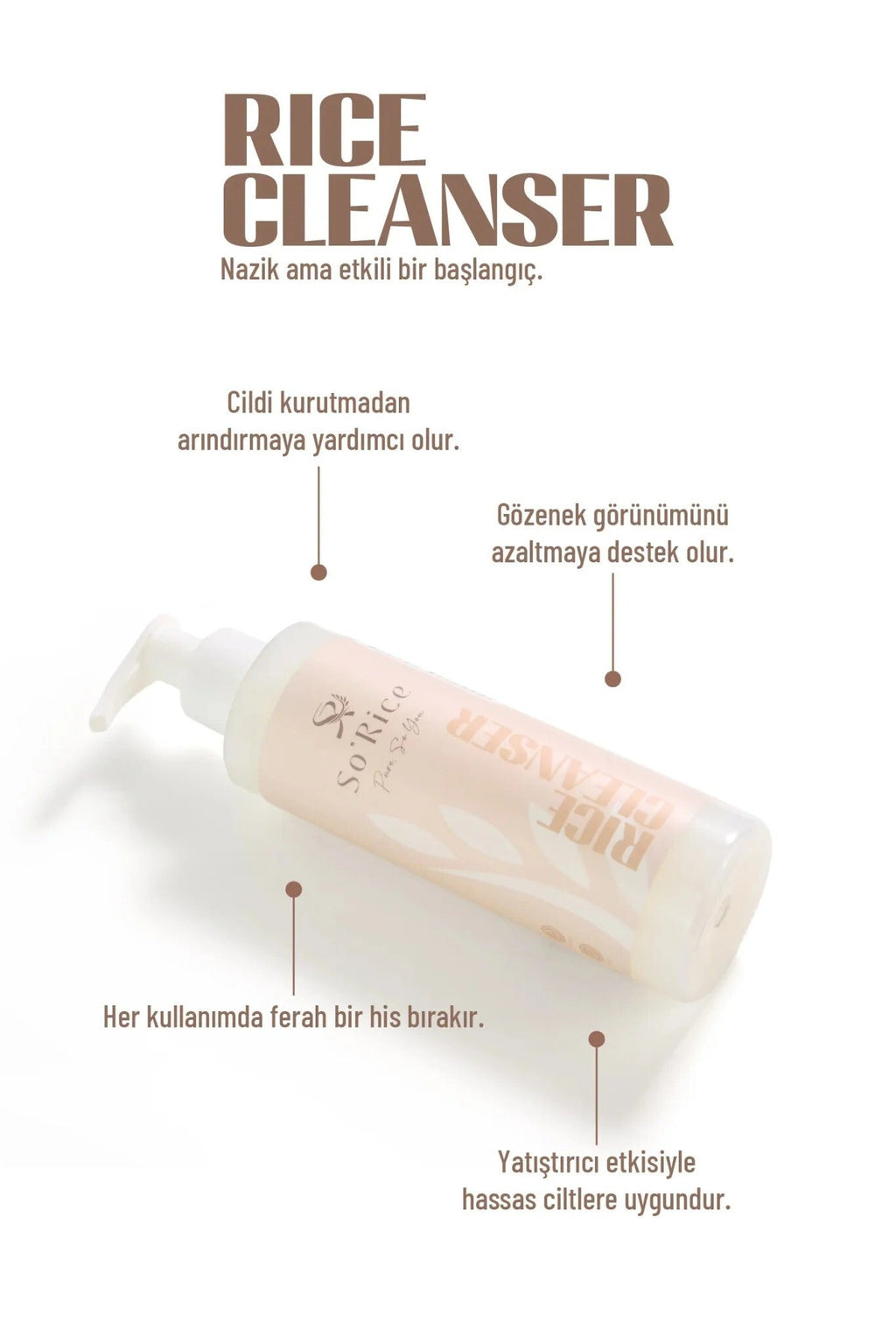 So Rice Rice Cleanser Brightening Face Wash 200 ml