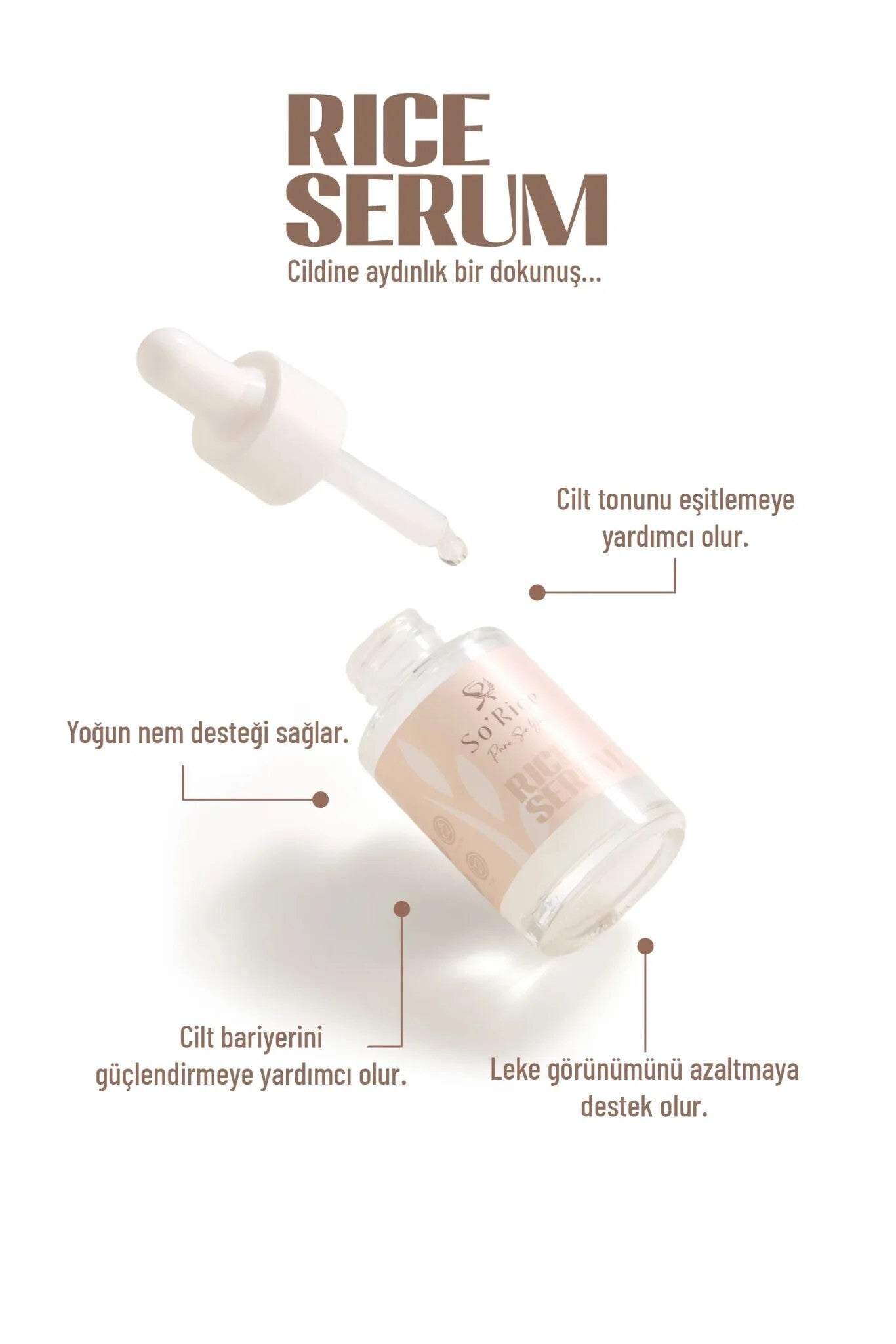 So Rice Rice Serum Brightening Face Treatment 30 ml