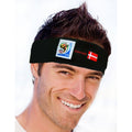 Denmark World Cup Soccer Headband – Official FIFA Licensed Retro Fan Gear