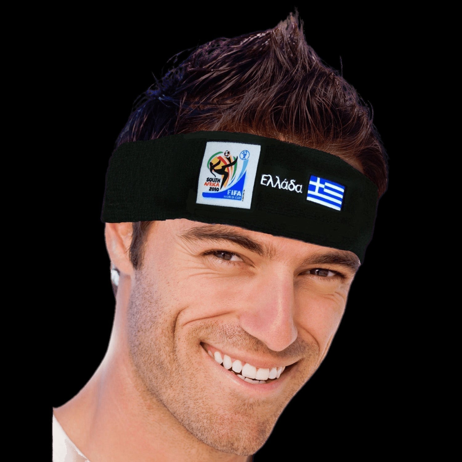 Greece World Cup Soccer Headband – Official FIFA Licensed Retro Fan Gear