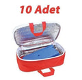 Mor Elma Insulated Thermal Carry Bag with Zipper 10 Count