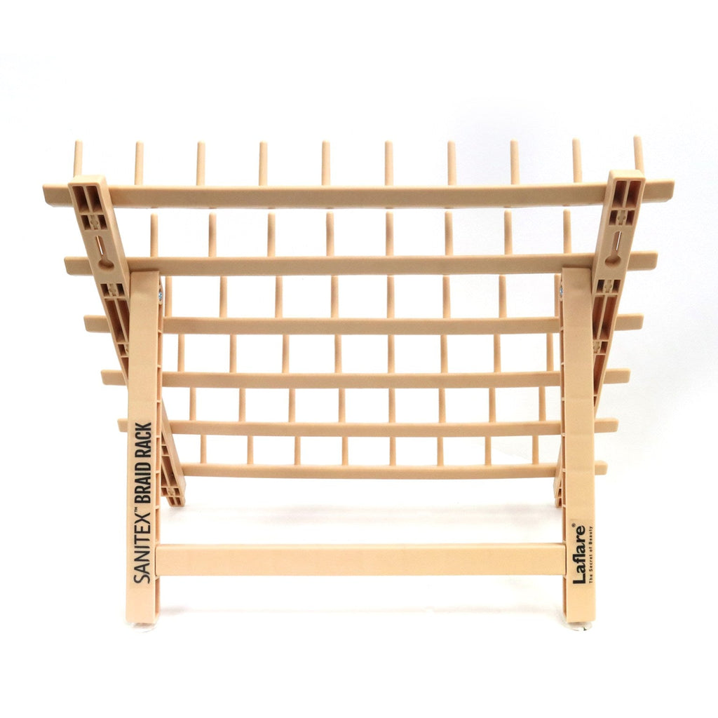 VIP Extensions Wooden Braiding Hair Spool Rack Organizer - Choose Size