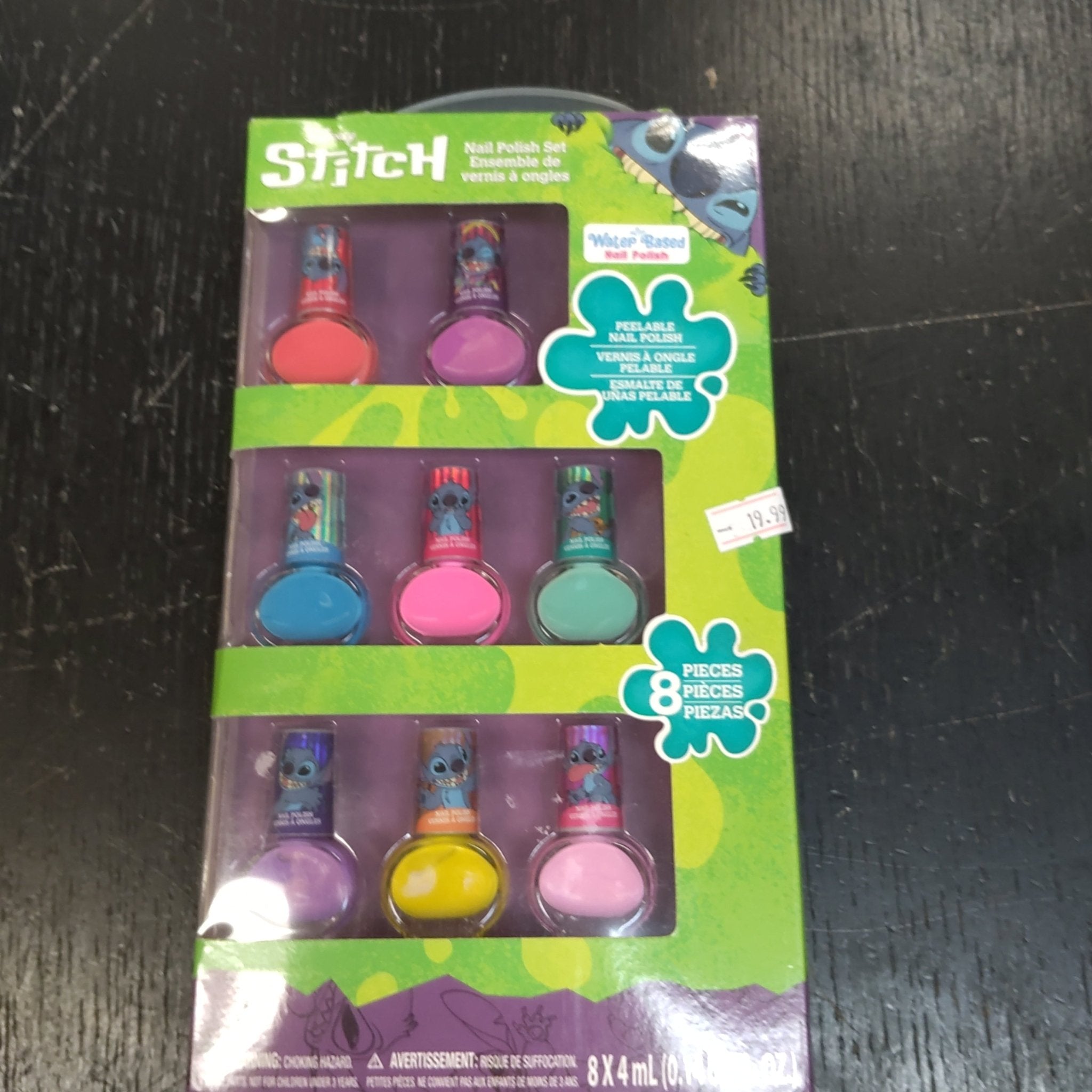 Stitch Nail Polish 8 Pk in Box