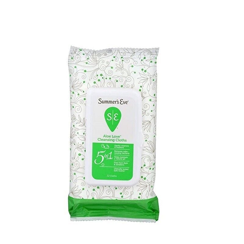 Summer's Eve Aloe Love Cleansing Cloths for Freshness 32 Count