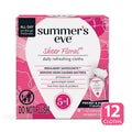 Summer's Eve Sheer Floral 5-in-1 Feminine Wipes 12 Count