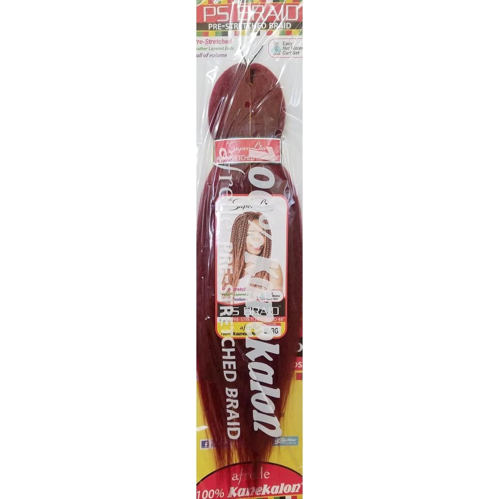 Superline Synthetic Afrelle 100% Kanekalon Pre-Stretched Jumbo Braid 48"