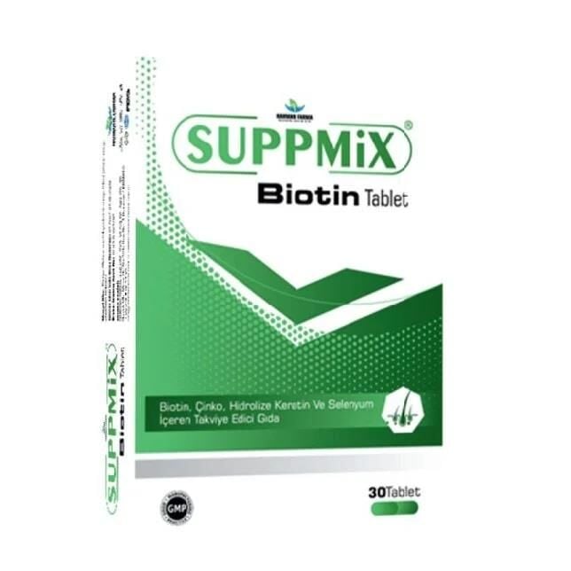 Suppmix Biotin Complex Hair and Nail Support 30 Tablets