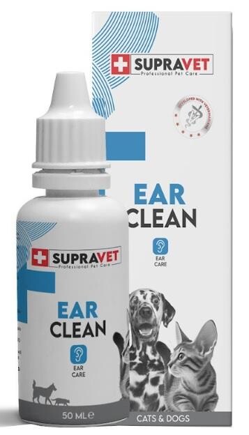Supravet Ear Clean Solution for Cats & Dogs 50 ml