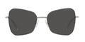 Swarovski 7008 400187 Grey Metal Square Sunglasses 57mm
