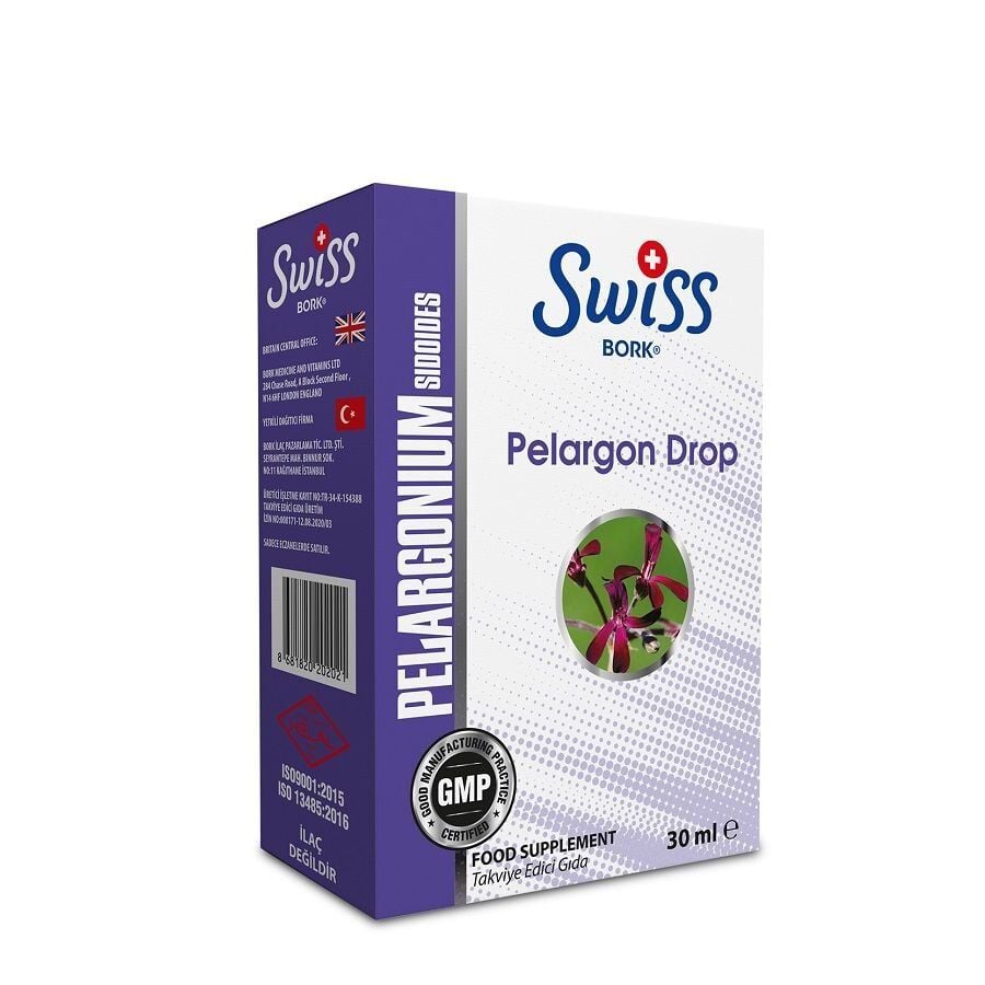 Swiss Bork Pelargon Drop African Geranium Extract 30ml