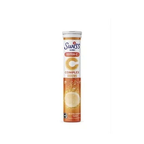 Swiss Bork Pureway C Complex Vitamin C & D3 20 Effervescent Tablets
