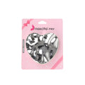 Nascita Metallic Silver Heart Compact Mirror for Purse 1 Count