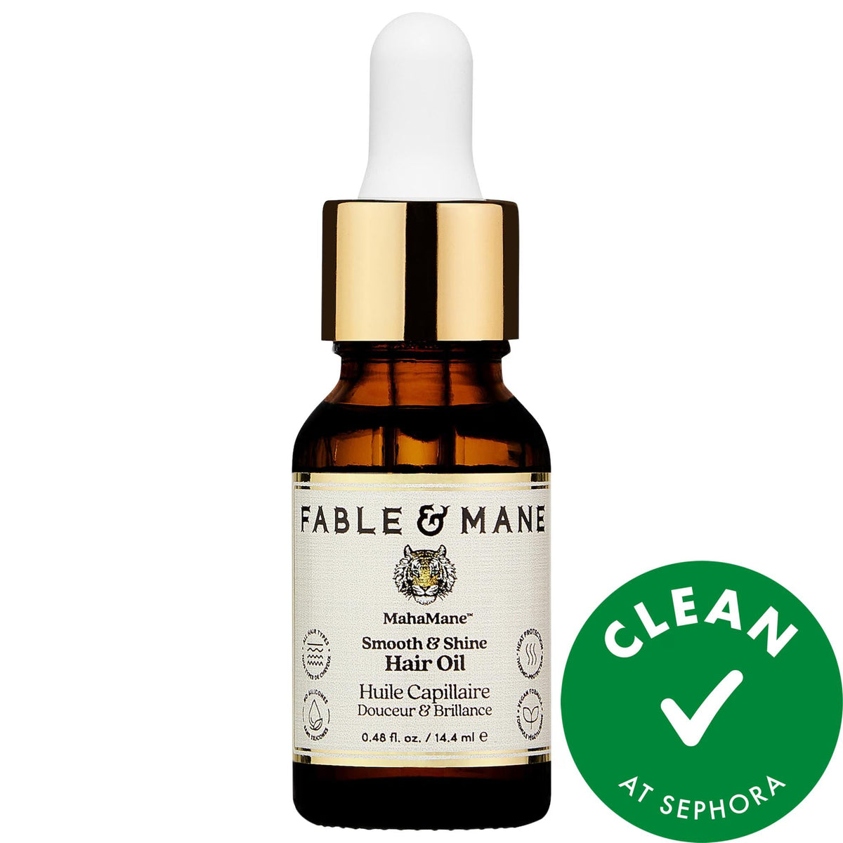Mini MahaMane Smooth & Shine Hair Oil - Leave-In Treatment for Frizz Control & Heat Protection