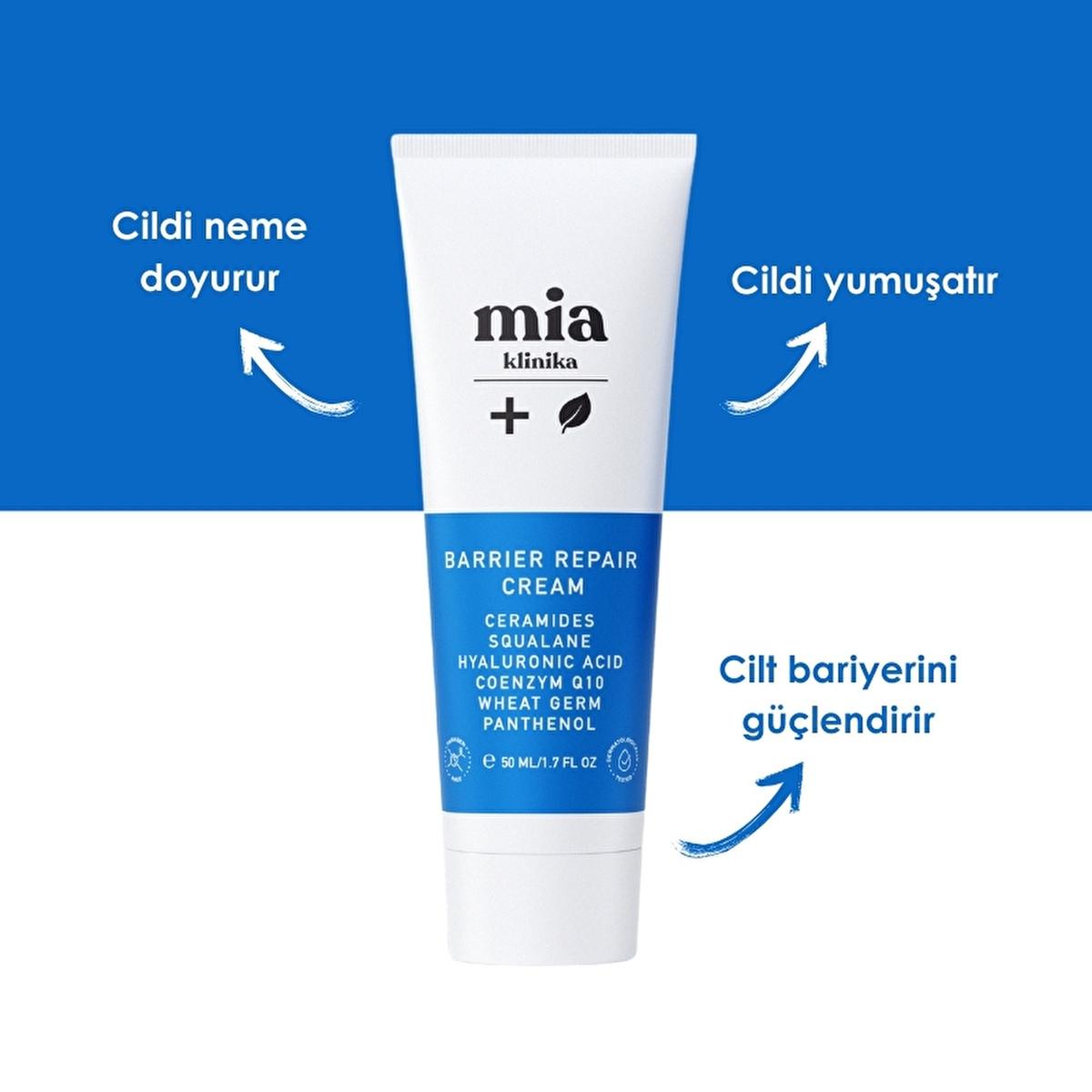 Mia Klinika Skin Barrier Strengthening Face Cream: Repair, Revitalize & Hydrate Sensitive Skin | Bariyer GŸ�lendirici Krem