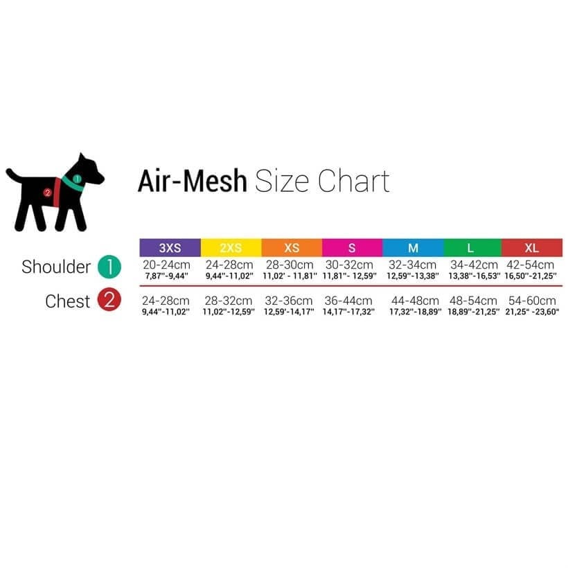 Tailpetz Air-Mesh Dog Harness Breathable Comfort Purple XLarge