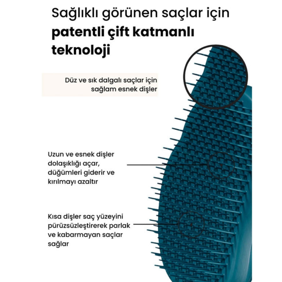 Tangle Teezer Original Plant Brush Blue Detangling Hairbrush