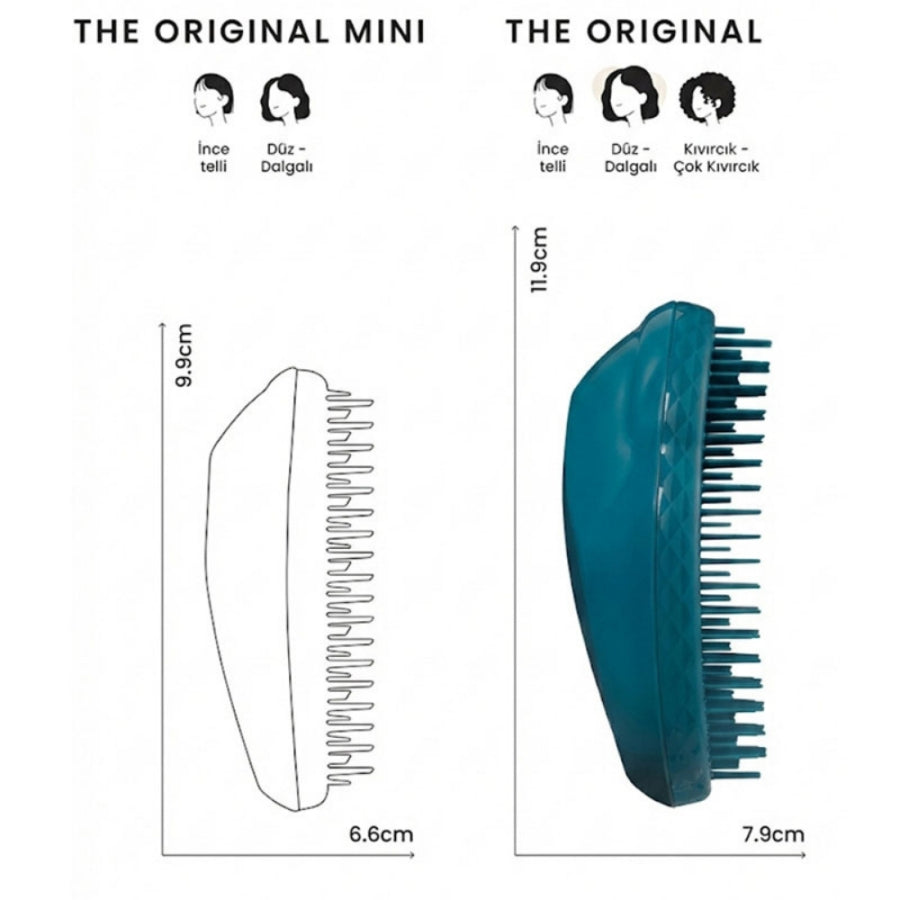 Tangle Teezer Original Plant Brush Blue Detangling Hairbrush