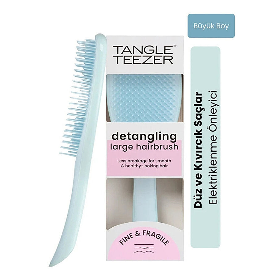 Tangle Teezer The Ultimate Detangler Large Fine & Fragile Seafoam Blue